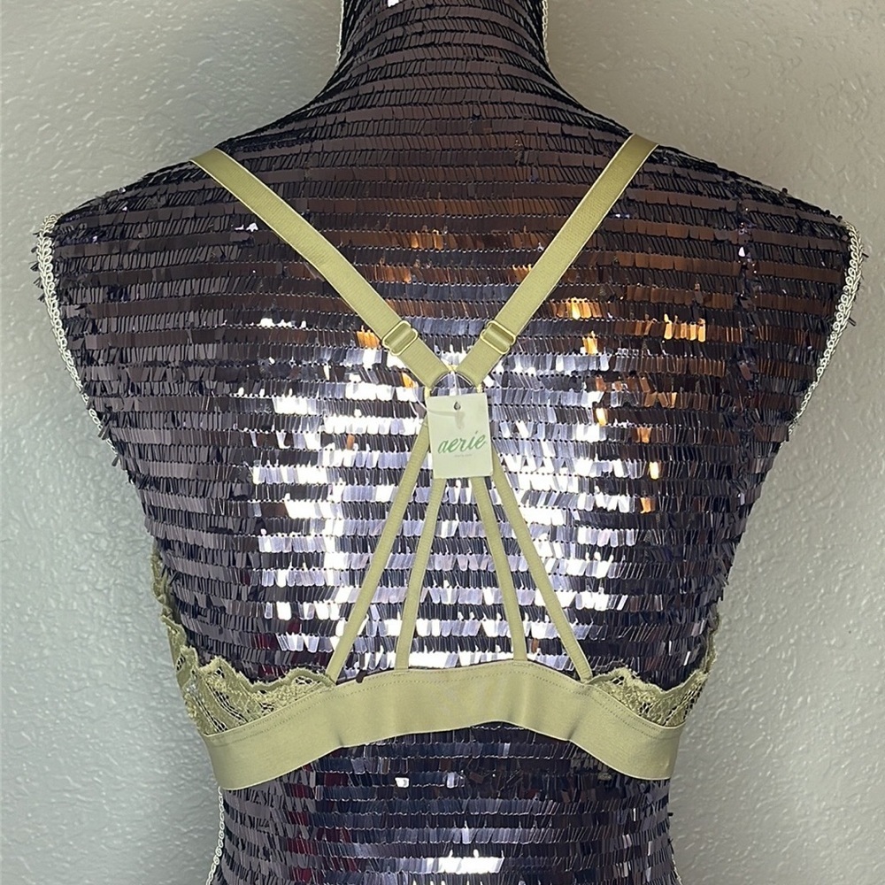 Aerie Large Green Bralette - Picture 4 of 5